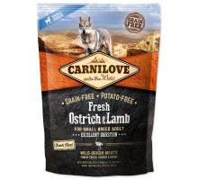 CARNILOVE Fresh Pštros &amp; Lamb Excellent Digestion for Small Breed Dogs 1,5kg