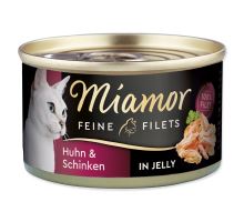 MIAMOR Feine Filets kura + šunka v želé 100g