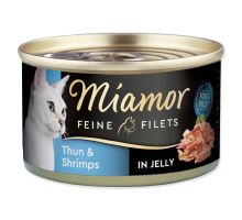 MIAMOR Feine Filets tuniak + krevety v želé 100g