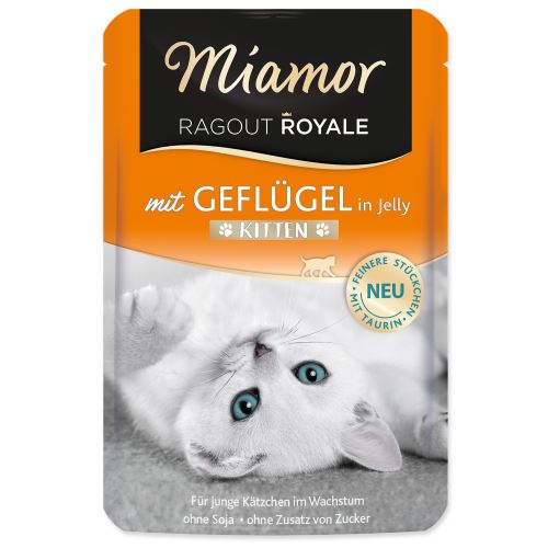 MIAMOR Ragout Royale Kitten hydinové v želé 100g