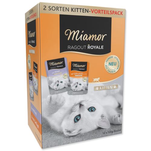 MIAMOR Ragout Royale Kitten v želé multipack 1200g