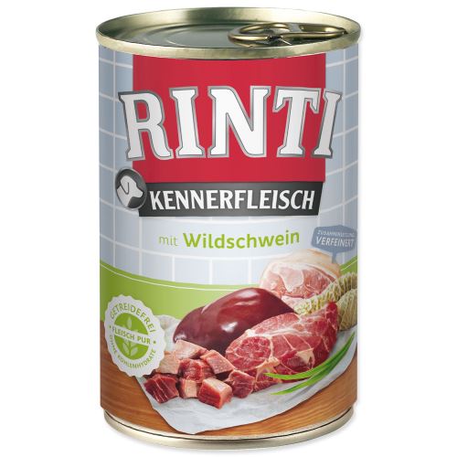 RINTI Kennerfleisch divočák 400 g 1ks