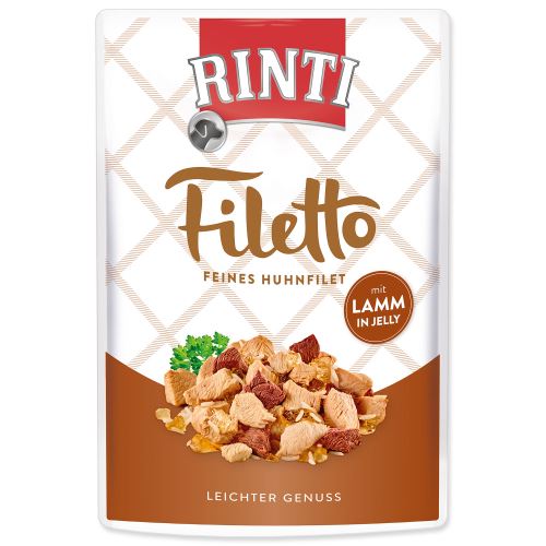 Kapsička RINTI Filetto kura + jahňa v želé 100 g
