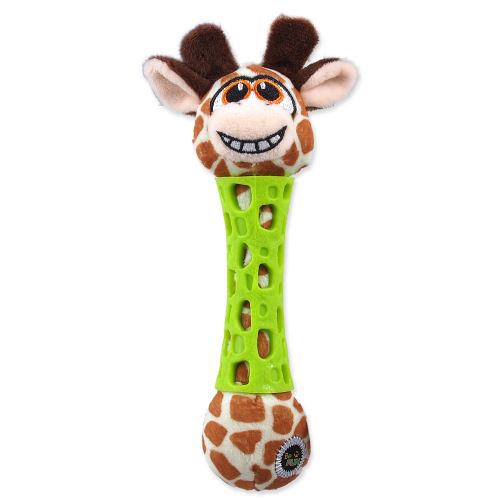 BeFUN TPR + plyš žirafa puppy 1ks