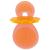 Cumlík gumový oranžový 8 cm