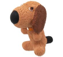 DOG FANTASY Latex pes so zvukom 9 cm 1ks