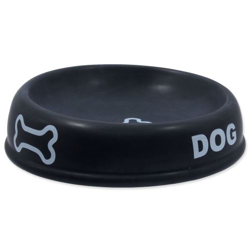 DOG FANTASY keramická miska čierna 20 cm 300ml