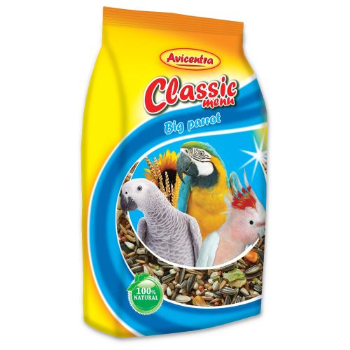 AVICENTRA štandard krmivo pre veľké papagáje 1kg