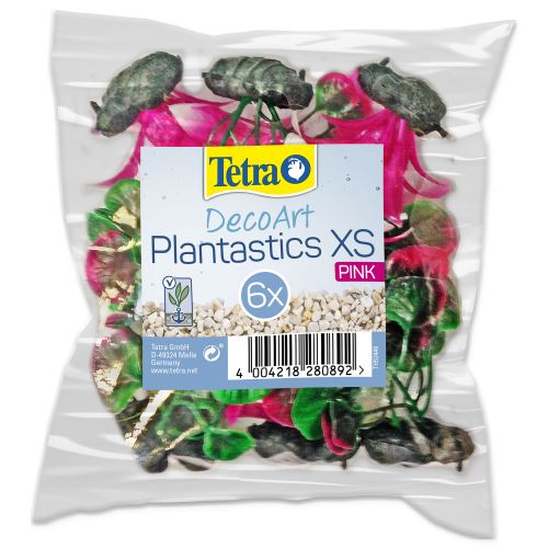 Rastliny TETRA DecoArt Plantastics XS ružové 6ks