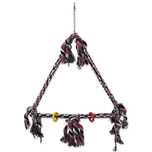 Bird Jewel houpačka s provazy barevná 70x46cm