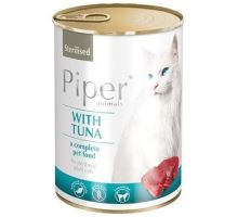 PIPER CAT konzerva pre sterilizované mačky, s tuniakom, 400g