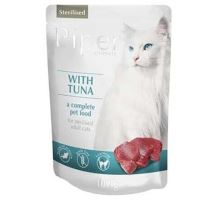 PIPER CAT vrecko pre sterilizované mačky, s tuniakom 100g