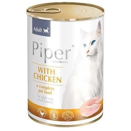 PIPER CAT konzerva pre mačky, s kuracím mäsom 400g
