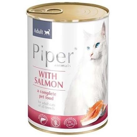 PIPER CAT konzerva pre mačky, s lososom 400g